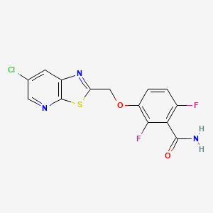 3-[(6-Chlorothiazolo[5,4-b]pyridin-2-yl)methoxy]-2,6-difluorobenzamide