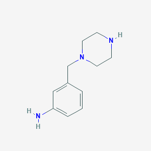 3-((Piperazin-1-yl)methyl)benzenamine
