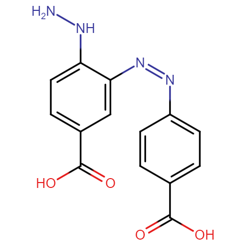 3-[(Z)-(4-carboxyphenyl)diazenyl]-4-hydrazinylbenzoic acid