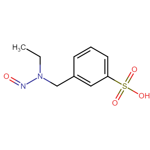 3-((ethyl(nitroso)amino)methyl)benzenesulfonic acid