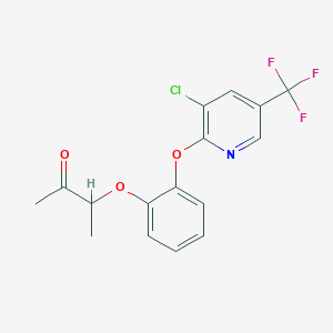 3-(2-{[3-chloro-5-(trifluoromethyl)-2-pyridinyl]oxy}phenoxy)-2-butanone