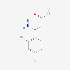 3-(2-Bromo-4-chlorophenyl)-beta-alanine