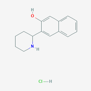 3-(2-Piperidinyl)-2-naphthol hydrochloride