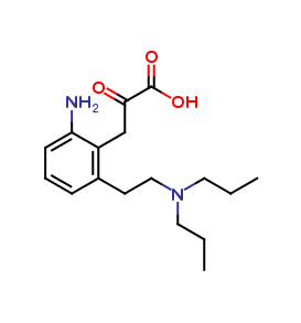 3-(2-amino-6-(2-(dipropylamino)ethyl)phenyl)-2-oxopropanoic acid