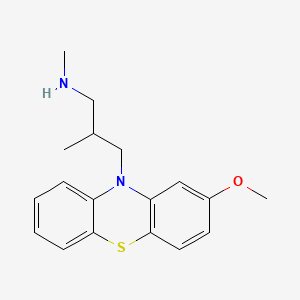 3-(2-methoxy-10H-phenothiazin-10-yl)-N,2-dimethylpropan-1-amine