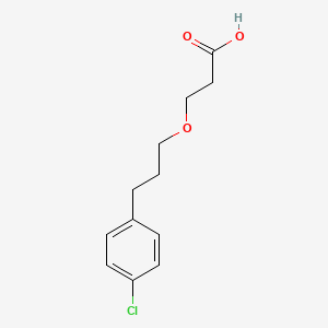 3-(3-(4-chlorophenyl)propoxy)propanoic acid