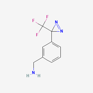 3-[3-(Trifluoromethyl)-3H-diazirin-3-yl]benzenemethanamine