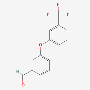 3-[3-(trifluoromethyl)phenoxy]benzaldehyde