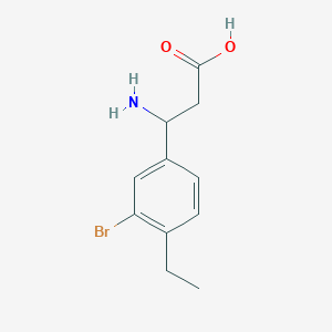 3-(3-Bromo-4-ethylphenyl)-beta-alanine