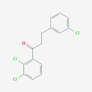 3-(3-Chlorophenyl)-2',3'-dichloropropiophenone