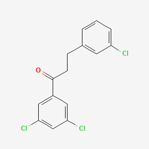 3-(3-Chlorophenyl)-3',5'-dichloropropiophenone