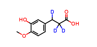 3-(3-Hydroxy-4-methoxyphenyl)propionic-d3 Acid (Dihydroisoferulic Acid)