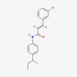 3-(3-bromophenyl)-N-[4-(sec-butyl)phenyl]acrylamide