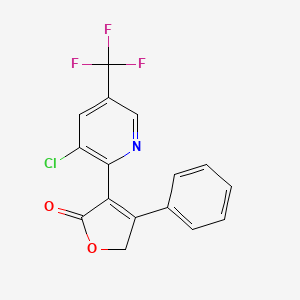 3-[3-chloro-5-(trifluoromethyl)-2-pyridinyl]-4-phenyl-2(5H)-furanone