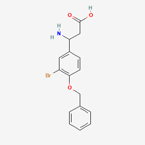 3-[4-(Benzyloxy)-3-bromophenyl]-beta-alanine