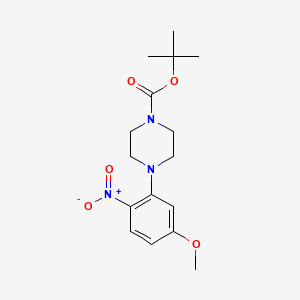 3-(4-BOC-piperazino)-4-nitroanisole