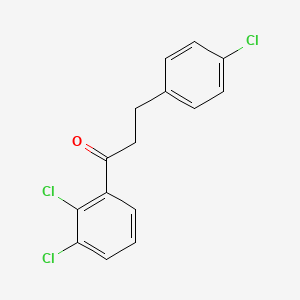 3-(4-Chlorophenyl)-2',3'-dichloropropiophenone
