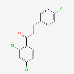3-(4-Chlorophenyl)-2',4'-dichloropropiophenone