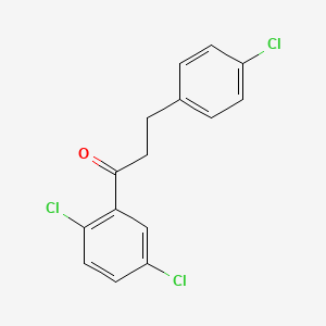 3-(4-Chlorophenyl)-2',5'-dichloropropiophenone