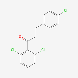 3-(4-Chlorophenyl)-2',6'-dichloropropiophenone