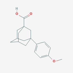 3-(4-Methoxyphenyl)adamantane-1-carboxylic acid