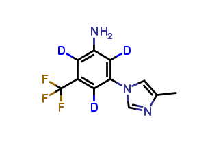 3-(4-Methyl-1H-imidazol-1-yl)-5-trifluoromethylaniline-d3