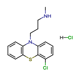 3-(4-chloro-10H-phenothiazin-10yl)-N-methylpropan-1-amine HCL