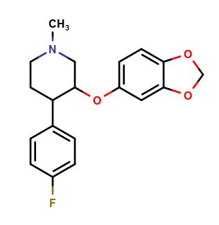 3-(Benzo[d][1,3]dioxol-5-yloxy)-4-(4-fluorophenyl)-1-methylpiperidine