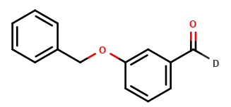 3- Benzyloxybenzaldehyde ?-d1