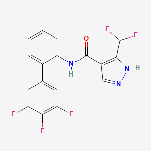 3-(Difluoromethyl)-N-(3',4',5'-trifluoro[1,1'-biphenyl]-2-yl)-1H-pyrazole-4-carboxamide