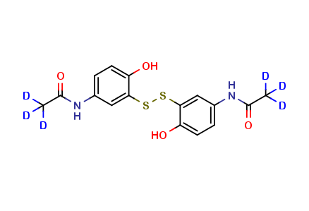 3'-Mercaptoacetaminophen-d6 Disulfide