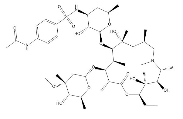 3’-N-{[4-(Acetylamino)phenyl]sulfonyl}-3’,3’-didemethyl Azithromycin