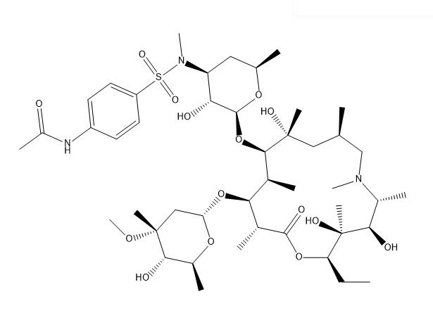 3'-N-{[4-(Acetylamino)phenyl]sulfonyl}-3'-N-demethylazithromycin