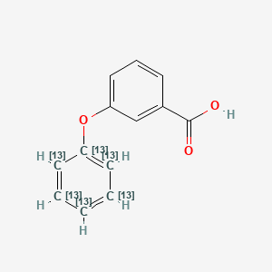 3-(Phenoxy-13C6)benzoic Acid