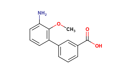 3'-amino-2'-methoxy-[1,1'-biphenyl]-3-carboxylic acid