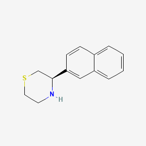 3-(naphthalen-2-yl)thiomorpholine