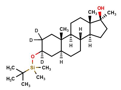 3�-tert-Butyldimethylsilyloxy-17-methyl-5a-androstane-17�-ol-d3
