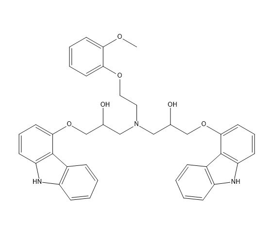 3,3'-((2-(2-methoxyphenoxy)ethyl)azanediyl)bis(1-((9H-carbazol-4-yl)oxy)propan-2-
