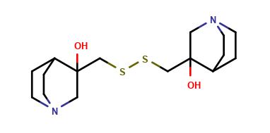 3,3'-(disulfanediylbis(methylene))bis(quinuclidin-3-ol)