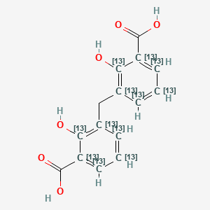 3,3'-Methylenedisalicylic Acid-13C12