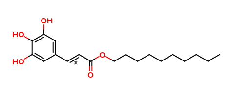3,4,5-trihydroxycinnamic acid decyl ester