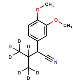 3,4-Dimethoxy-alpha-(1-methylethyl-d7)benzeneacetonitrile