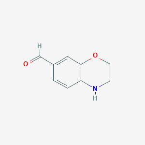 3,4-dihydro-2H-benzo[b][1,4]oxazine-7-carbaldehyde