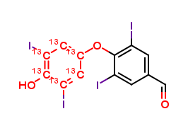 3,5,3�,5�-Tetraiodo Thyroaldehyde-13C6