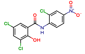 3,5-Dichloro-N-(2-chloro-4-nitrophenyl)-2-hydroxybenzamide