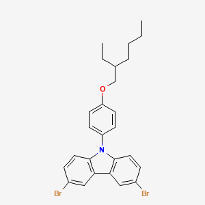 3,6-dibromo-9-{4-[(2-ethylhexyl)oxy]phenyl}-9H-carbazole