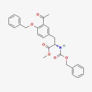 3-Acetyl-N-benzyloxycarbonyl-4-O-benzyl-L-tyrosine Methyl Ester