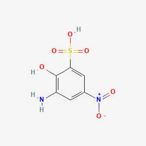 3-Amino-2-hydroxy-5-nitrobenzenesulfonic acid