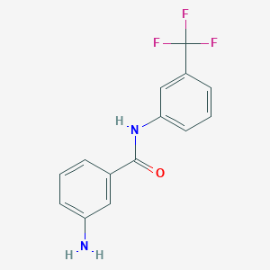 3-Amino-N-[3-(trifluoromethyl)phenyl]benzamide