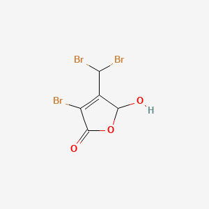 3-Bromo-4-(dibromomethyl)-5-hydroxy-2(5H)-furanone